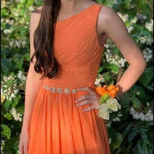 Orange Prom Dress